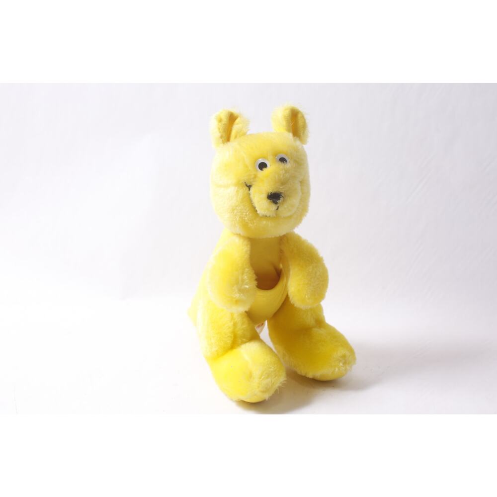 Rare 1983 Trudy Banangaroo Plush Yellow Kangaroo Incomplete ~ 260507-WH 647
